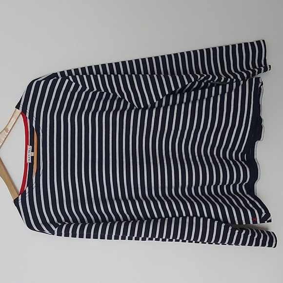Alex Mill Navy and White Striped 100% Cotton Nautical Sweater Size XXL - Picture 1 of 6